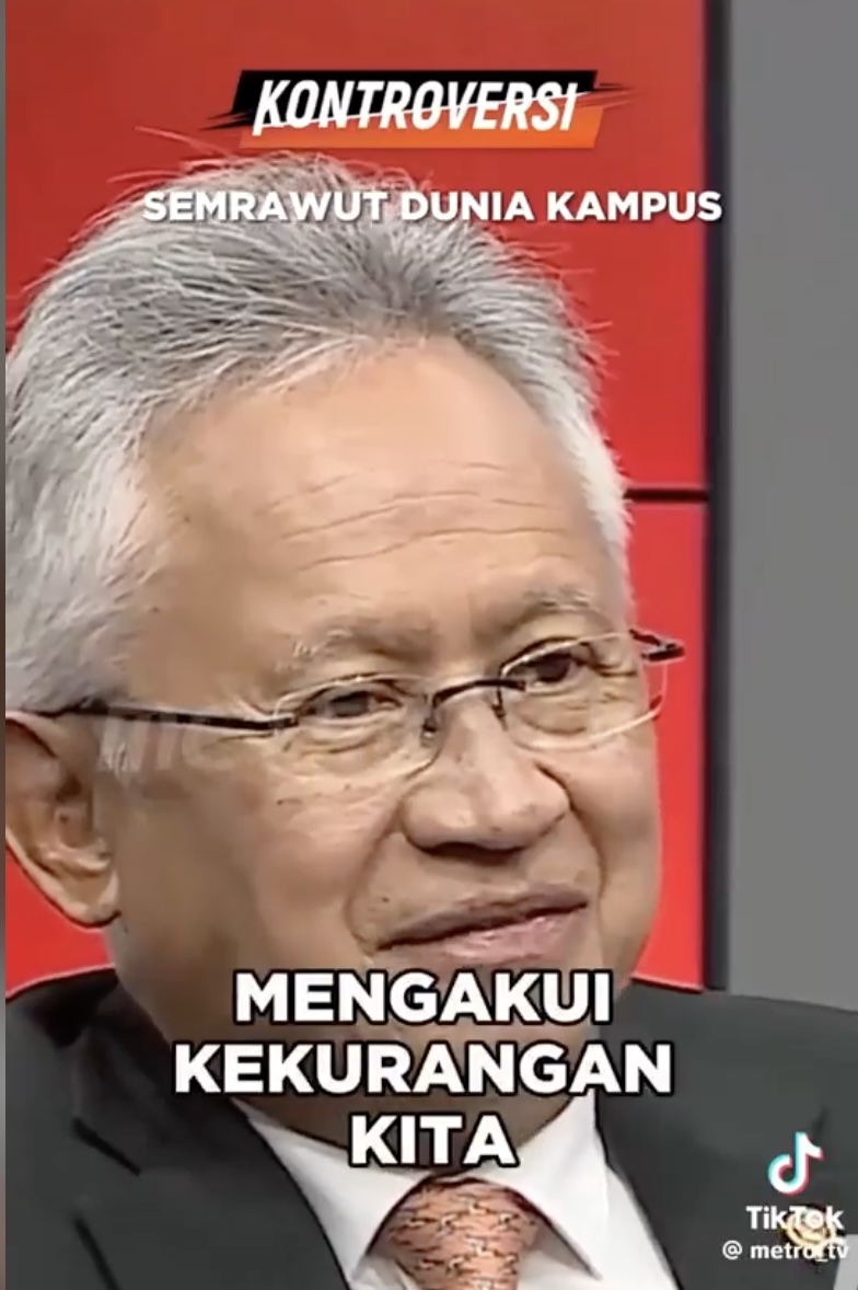 Prof Satryo Soemantri Mendikti saintek