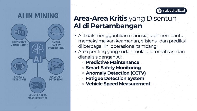 AI di Tambang: 3 Tantangan Agar Benar-Benar Berguna