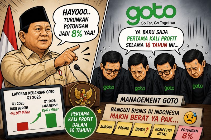 GoTo Akhirnya Untung.