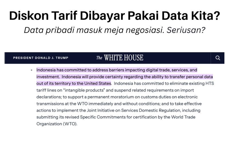 Transfer Data Pribadi ke AS dalam Deal Dagang