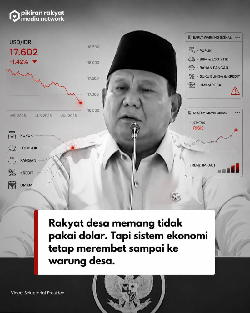 Banyak orang mengira dampak ekonomi itu baru terasa kalau kita langsung berhubungan den…