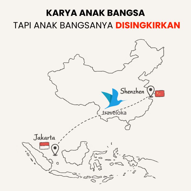 Traveloka.   Karya Anak Bangsa yang Pelan-pelan Ditinggalkan.