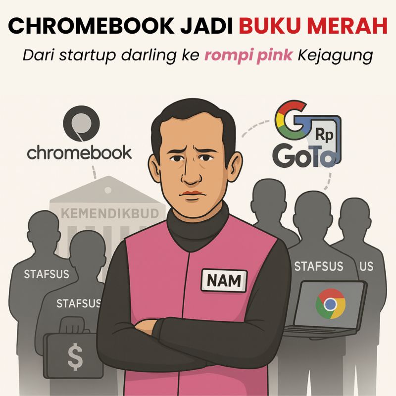Nadiem Jadi Tersangka: Korupsi Chromebook 3T