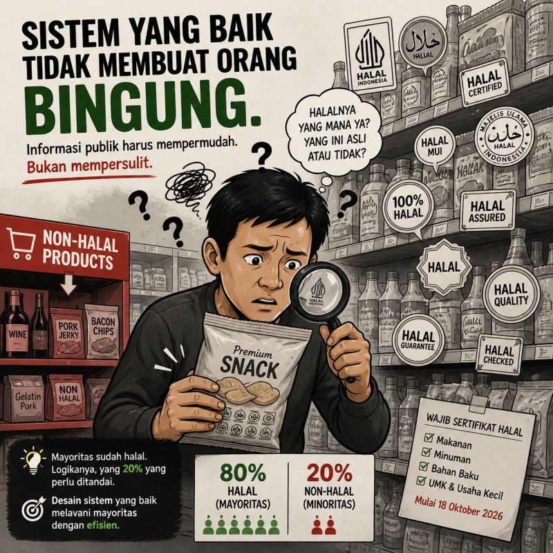 Saya pernah masuk ke sebuah toko yang banyak jual produk impor.
