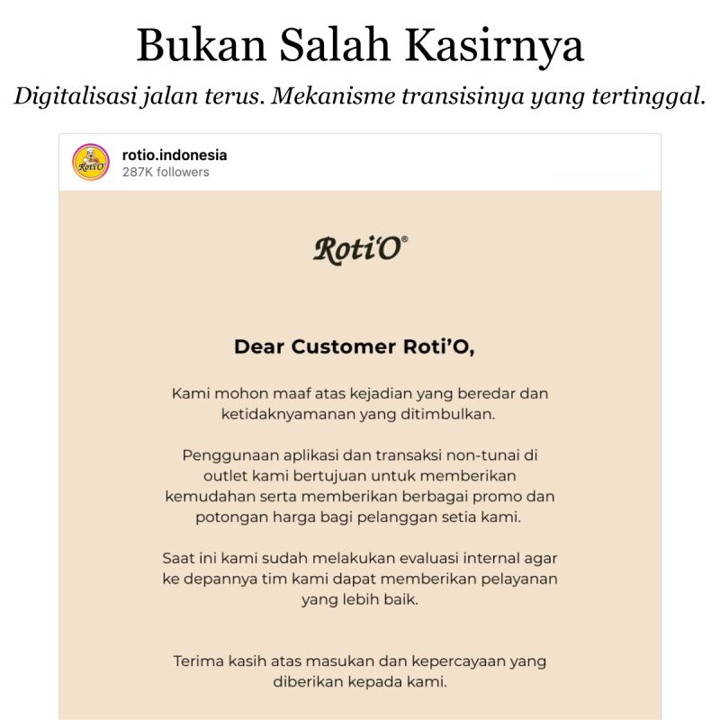 Ketika Cash Ditolak, Siapa yang Tertinggal?